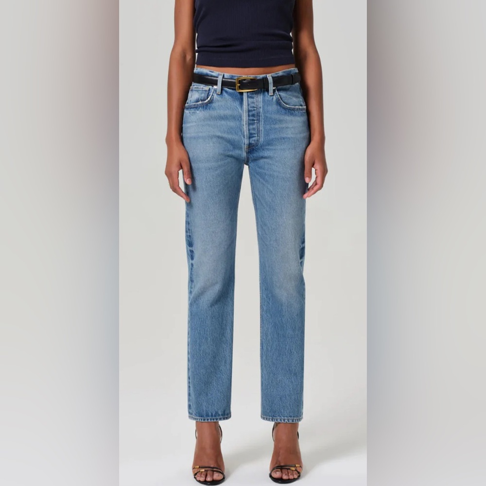 Citizens Of Humanity Blaine Straight Leg Light Blue Jeans NWT